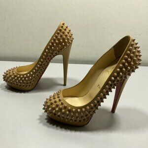 Christian Louboutin Women’s Alti Pumps – Brown Soft Patent – Size 9